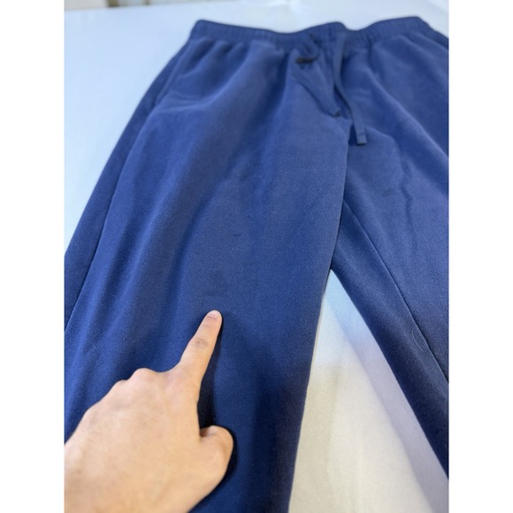 Tek Gear Ultrasoft Men's Medium Blue Fleece Sweatpants‎ Soft Straight - Picture 2 of 8